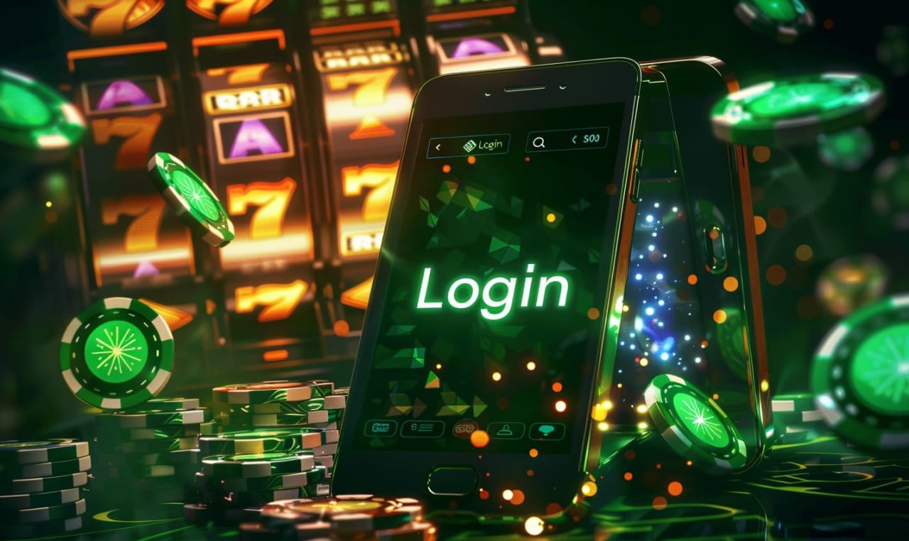 Antarmuka mobile a7x bernuansa neon